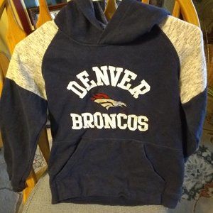 NFL Team Apparel Denver Broncos hoodie size 10-12, Like New